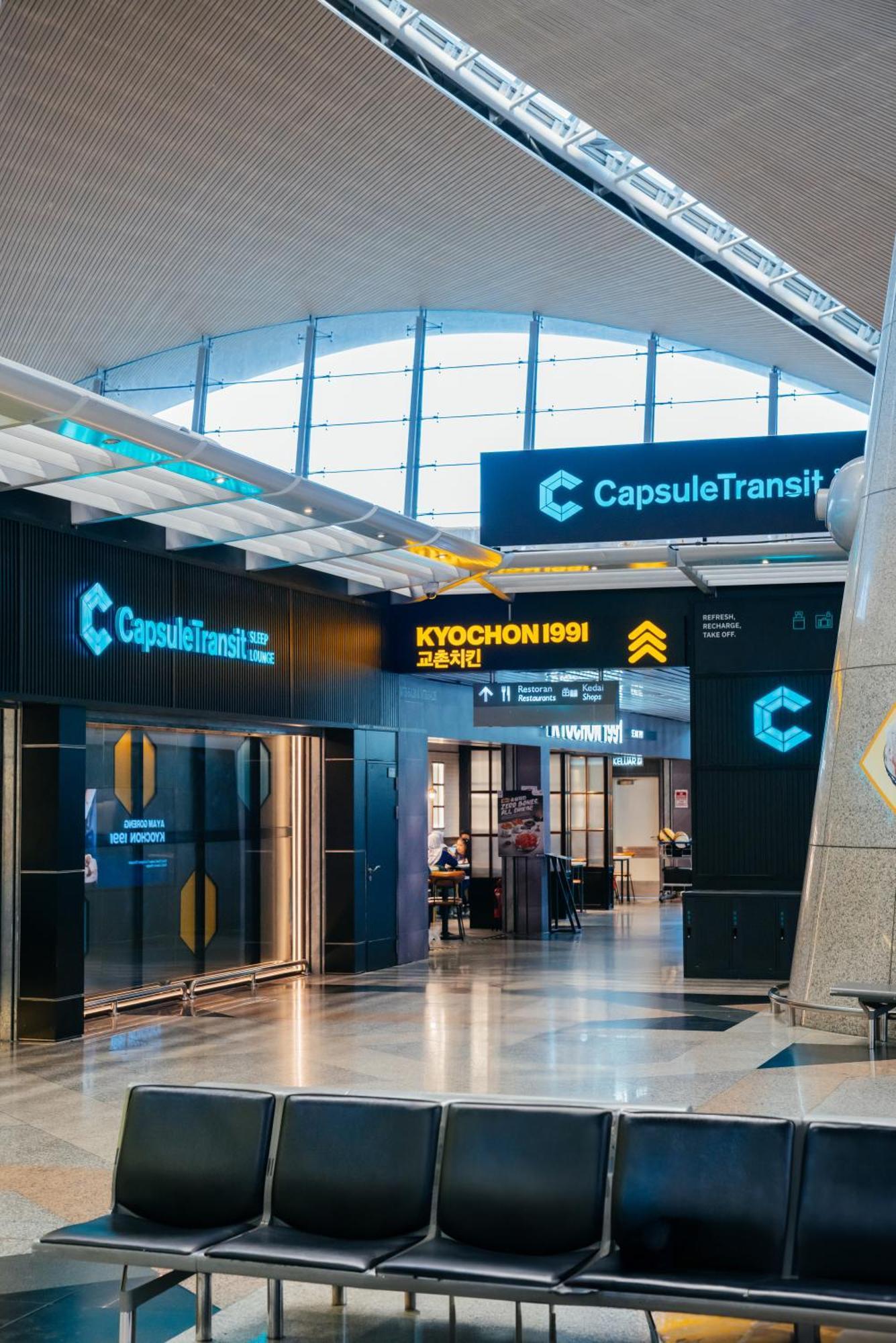 Capsuletransit Sleep Lounge Klia T1 Airport Hotel - Landside, Public Area At Lvl 5 Sepang Exterior photo